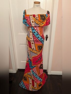 vintage Cameo maxi dress